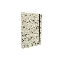 Agifty Notebook sheet music creme A5 / 96 sheets (192 pages)