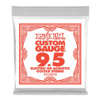 Ernie Ball 0095 Plain Steel Elec or Ac Gtr Strings