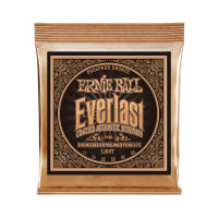 Ernie Ball Medium Everlast Coated Phosphor Bronze Acoustic Guitar Strings 13-56 Gauge
