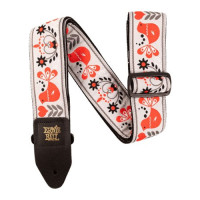 Ernie Ball Red Bird Winter Jacqaurd Strap