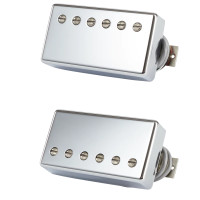 Gibson 490R/498T Set (Double Black, Chrome Covers) Chrome