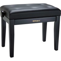 Roland RPB-300bk Piano Bench, Satin Black, Vinyl Seat