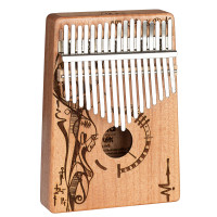 Sela Art Series Kalimba 17 Peaceful Mind