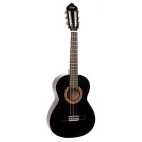 Valencia VC102BK 1/2 Classical Guitar, Black