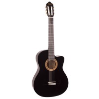 Valencia VC104CBK Guitar, Cutaway, Black