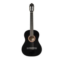 Valencia VC104LBK Classical Guitar, Left Handed, Black