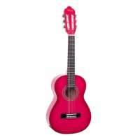 Valencia VC104PKS Classical Guitar, Pink Sunburst