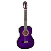 Valencia VC104PPS Classical Guitar, Purple Sunburst