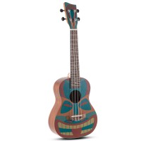 Gewa Concert Ukulele Manoa K-Co-Tb Tiki Design 2