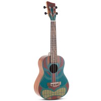 Gewa Conzert Ukulele Manoa K-Co-Tc Tiki Design 3